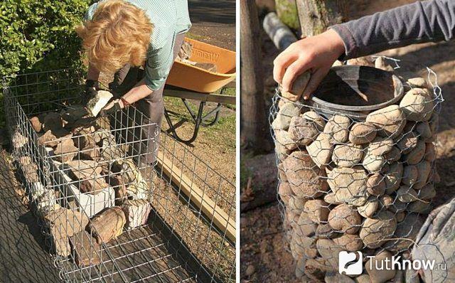Габионы из сетки