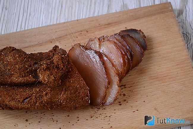 Готовая бастурма из куриного филе
