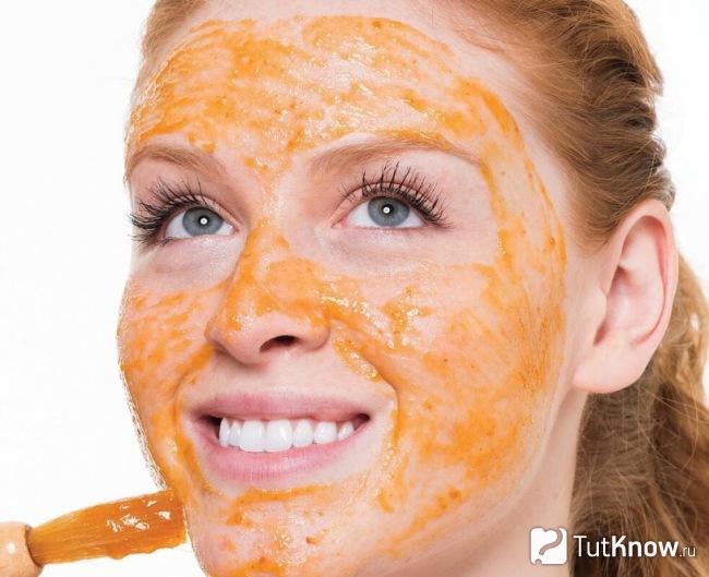 Маска из хурмы для лица от морщин