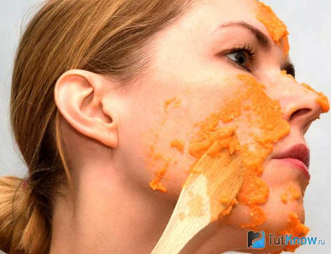 Маска из хурмы для подтягивания кожи лица