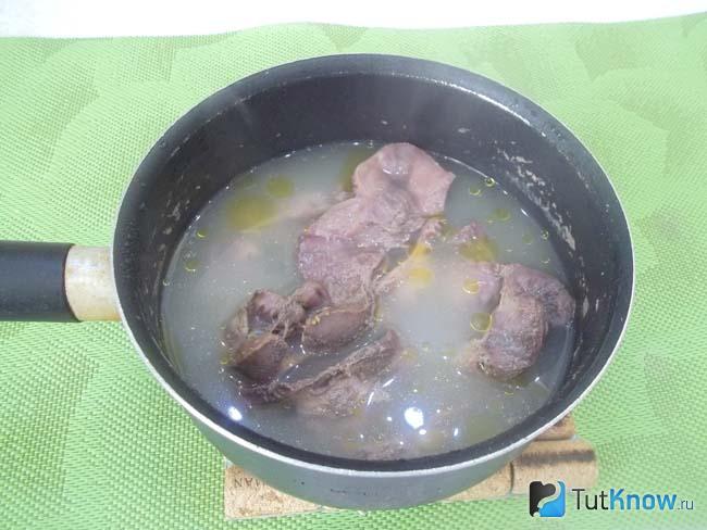 Субпродукты варятся