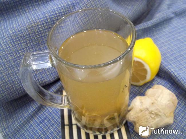 Готовый имбирный чай с медом и специями