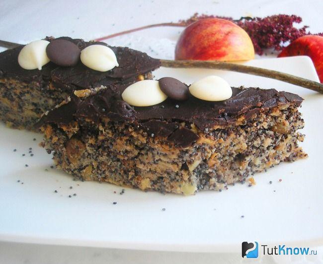 Яблочно-маковый пляцок