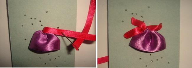 Заготовки из атласных лент