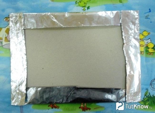 Рамка из фольги
