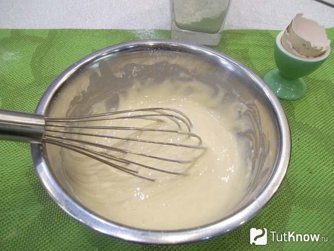 Готовый густой кляр на топленом молоке