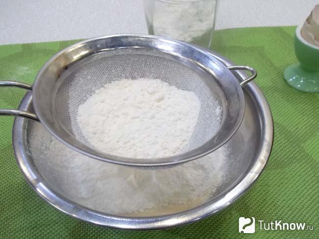 К продуктам добавлена мука