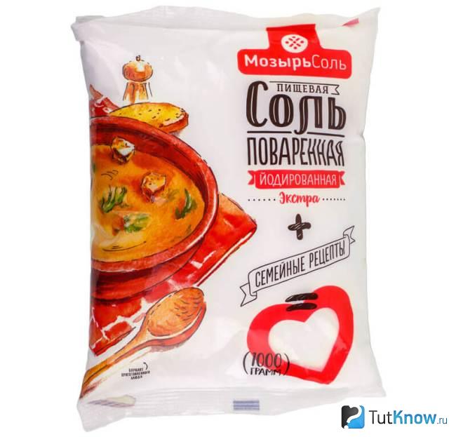 Поваренная йодированная соль
