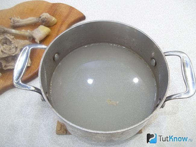 бульон процежен