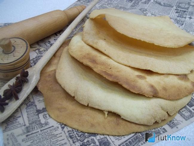 Готовые песочные коржи для торта наполеона