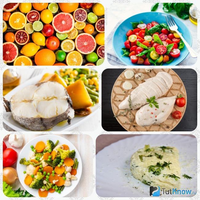 Блюда и продукты для химической диеты на неделю