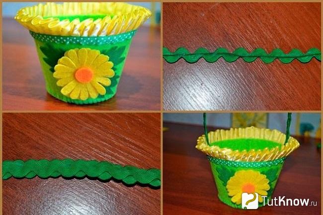 Заготовки из фетра для корзины