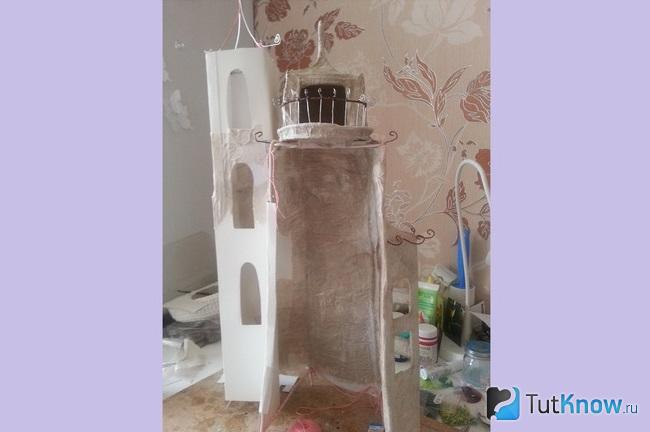 Заготовка для домика из папье-маше