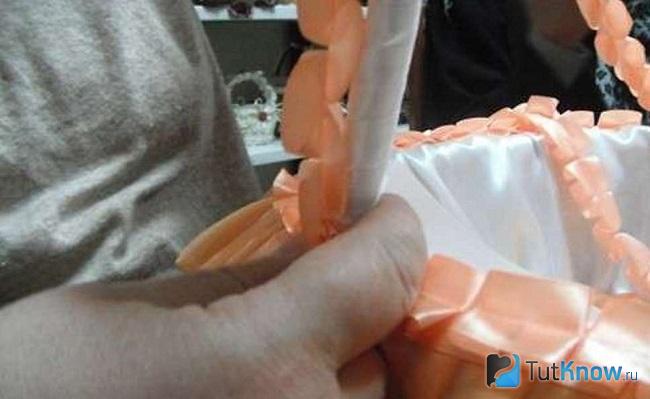 Заготовка для корзины своими руками