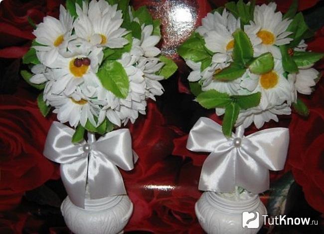 Декор ромашковой свадьбы