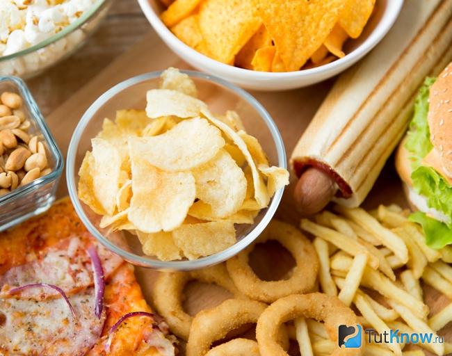 Продукты и блюда, запрещенные при американской диете