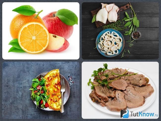 Продукты и блюда из меню американской диеты на 7 дней
