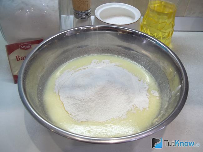 К продуктам добавлена мука