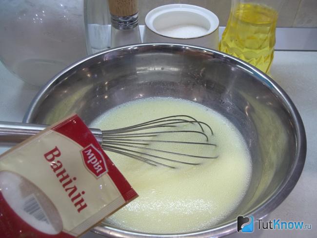 Продукты приправлены ванилью
