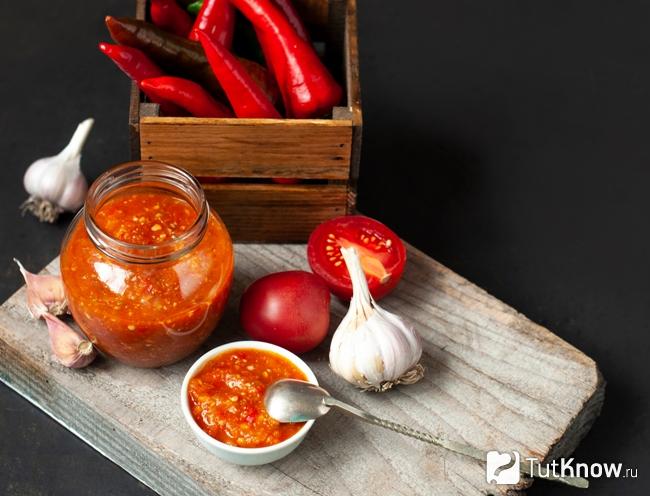 Ингредиенты для приготовления соуса матбуха