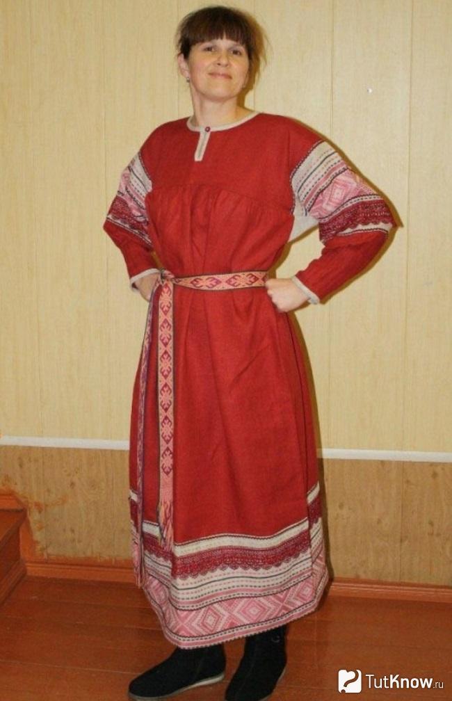 Женская рубаха для празднования ночи на Ивана Купала