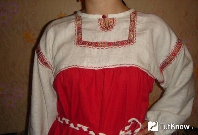 Женская рубаха на Ивана Купала