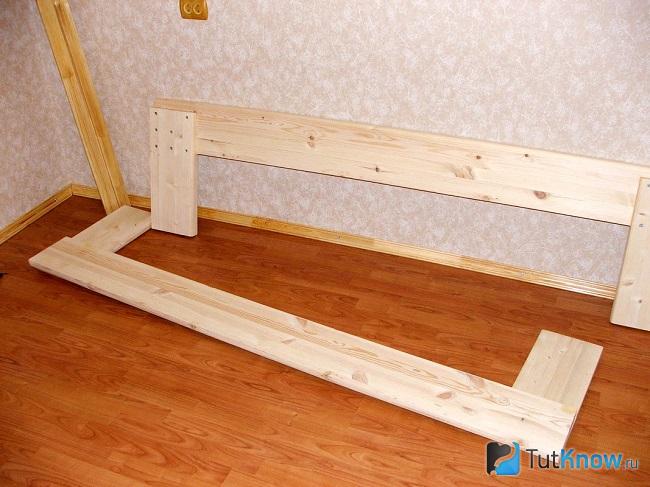 Заготовки для изготовления кровати