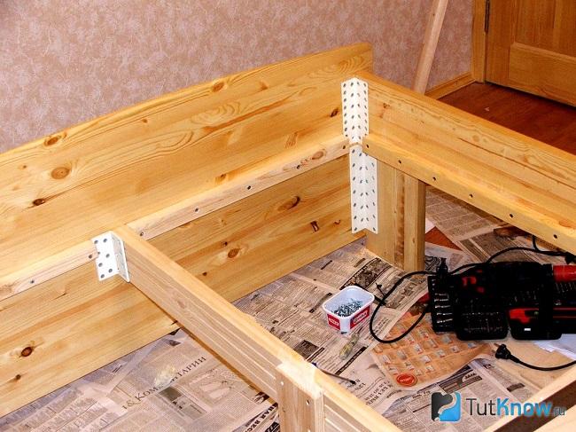 Заготовки для изготовления кровати