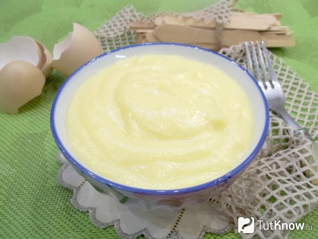 Готовый заварной крем на кукурузном крахмале