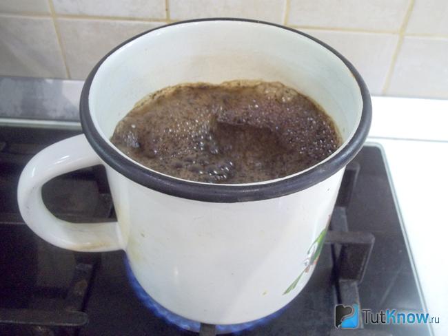 Кофе доведено до кипения