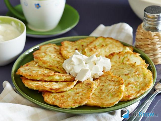 Котлеты из куриного фарша и кабачка