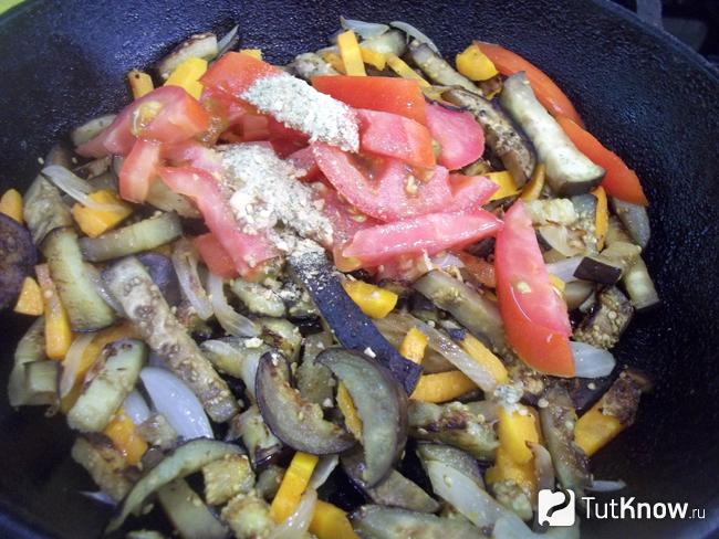 К продуктам добавлены помидоры