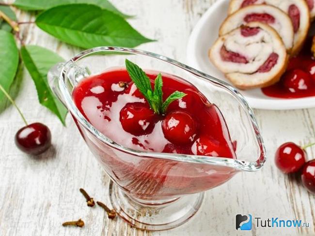 Вишневый соус — полезные кулинарные хитрости