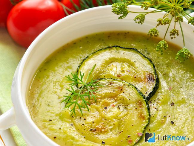 Суп с кабачками и картошкой