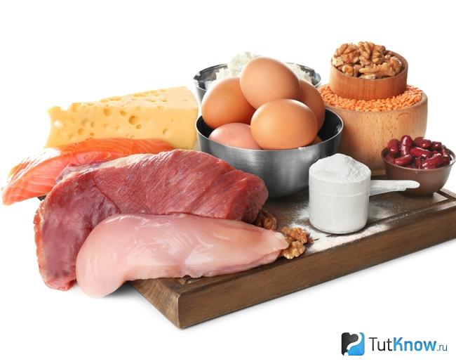 Продукты для белкового дня