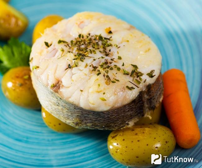 Запеченный минтай для белкового дня