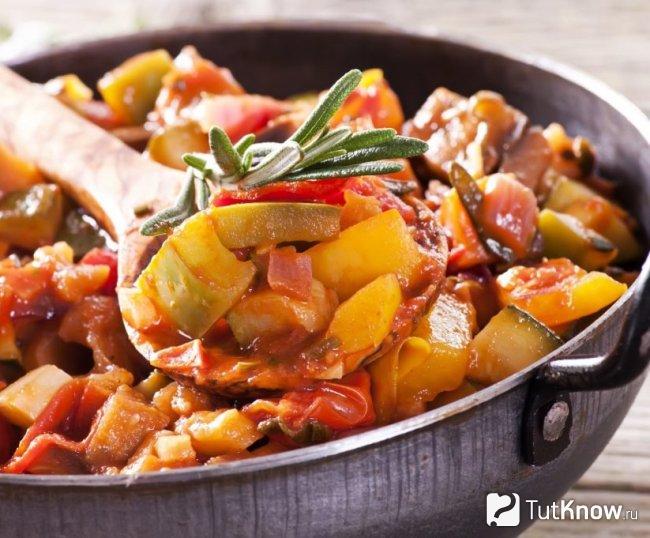 Овощное рагу для разгрузочного дня