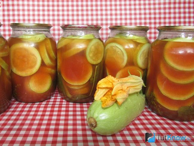 Кабачки, маринованные на зиму, как огурцы