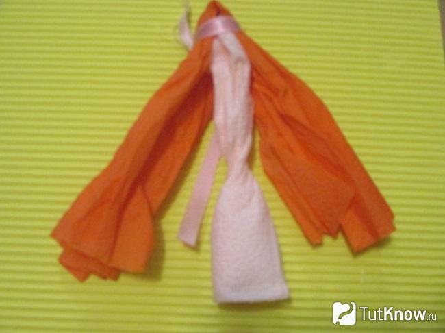 Заготовка для куклы из салфеток