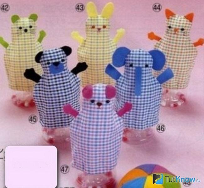 Куклы из пластиковых бутылок
