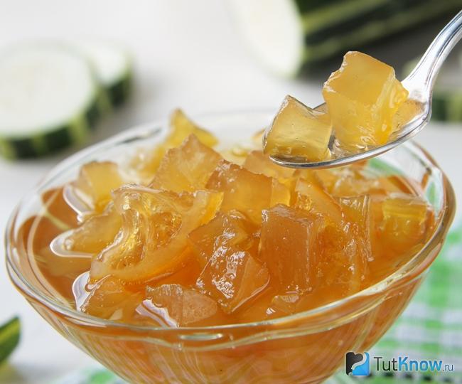 Варенье из лимонов с кабачком