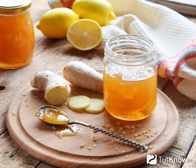 Варенье из лимонов с имбирем