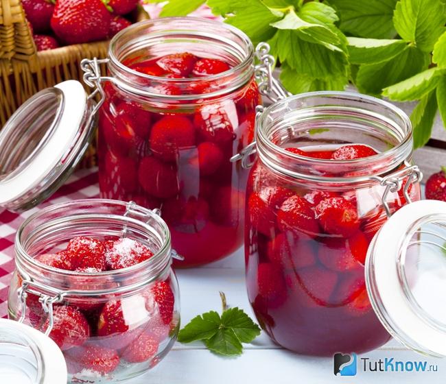 Земляничное варенье на зиму