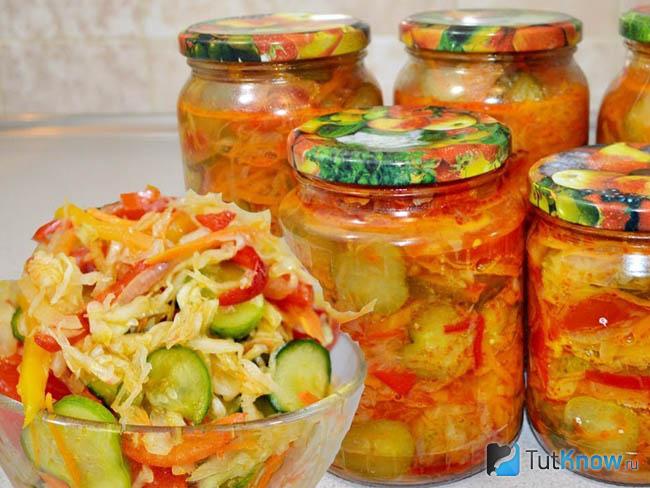 Консервированная спаржевая фасоль с овощами
