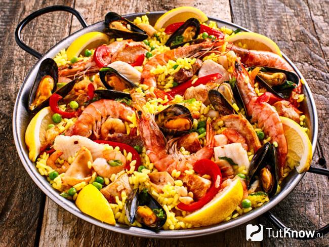 Летняя легкая паэлья
