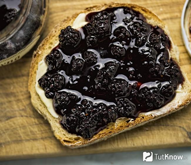 Варенье из ежевики без варки