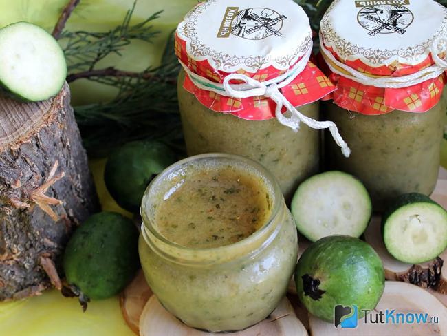 Варенье из фейхоа без варки