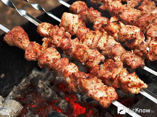 Шашлык из свинины с уксусом