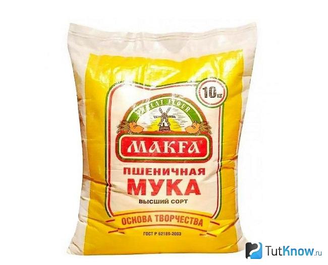 Упаковка муки