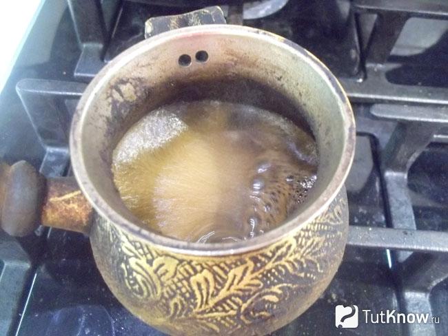Готовый пряный кофе по-восточному